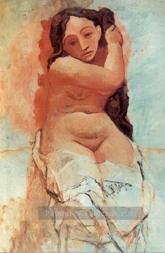 La coiffur 1906 cubisme Pablo Picasso Peinture à l'huile